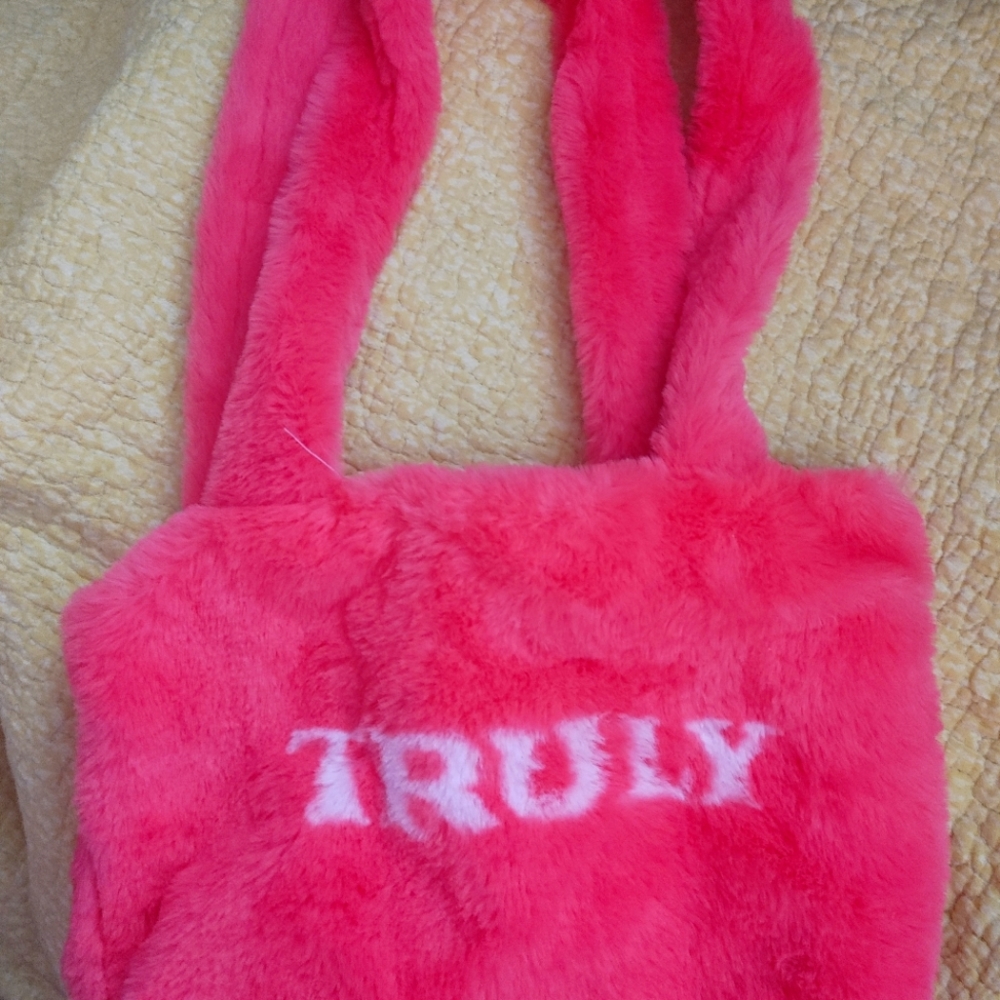 Truly Red Furry Bag